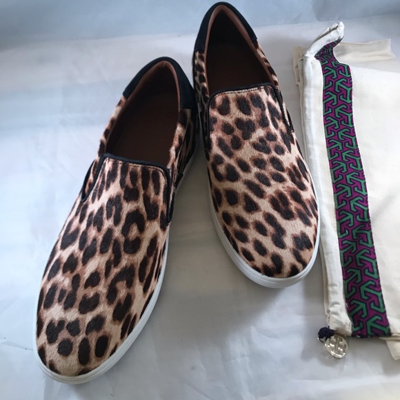 Tory Burch Leopard Slip on Size 10 - Picture 2 of 9